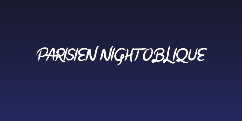 Parisien Night Oblique Social Header