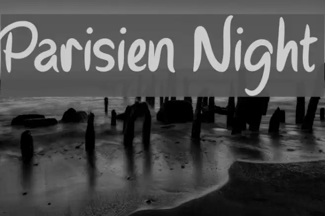 Parisien Night Font examples