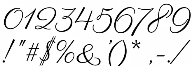 Parisienne-Regular Font OTHER CHARS