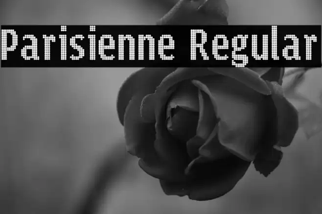 Parisienne Regular Font examples