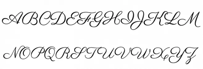 Parisienne-Regular Schriftart Groß