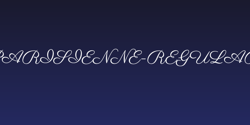 Parisienne-Regular Social Header