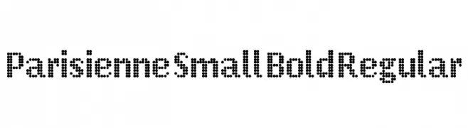 Parisienne Small Bold Regular  免费字体下载