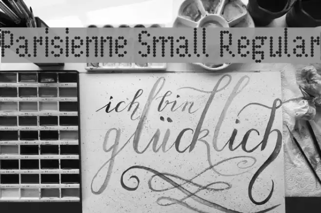 Parisienne Small Regular Font examples