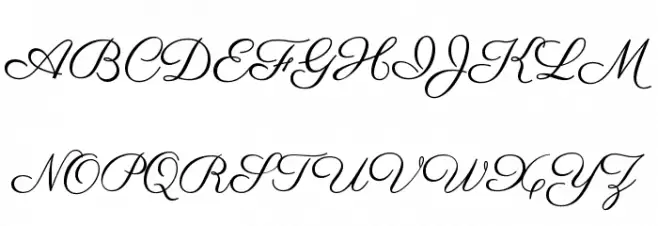 Parisienne Schriftart Groß