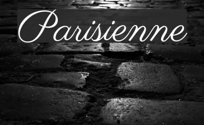 Parisienne Polices examples