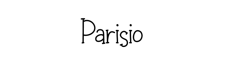 Parisio  नि: शुल्क फ़ॉन्ट्स डाउनलोड