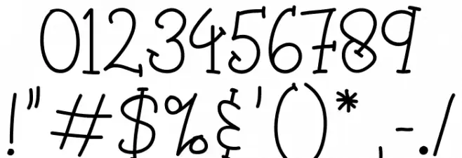 Parisio Font OTHER CHARS