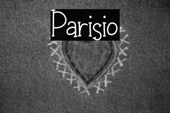 Parisio Font examples