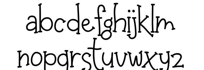 Parisio Font LOWERCASE