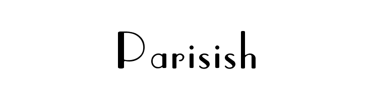 Parisish  font caratteri gratis