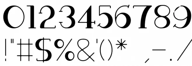 ParismatchBright Font OTHER CHARS