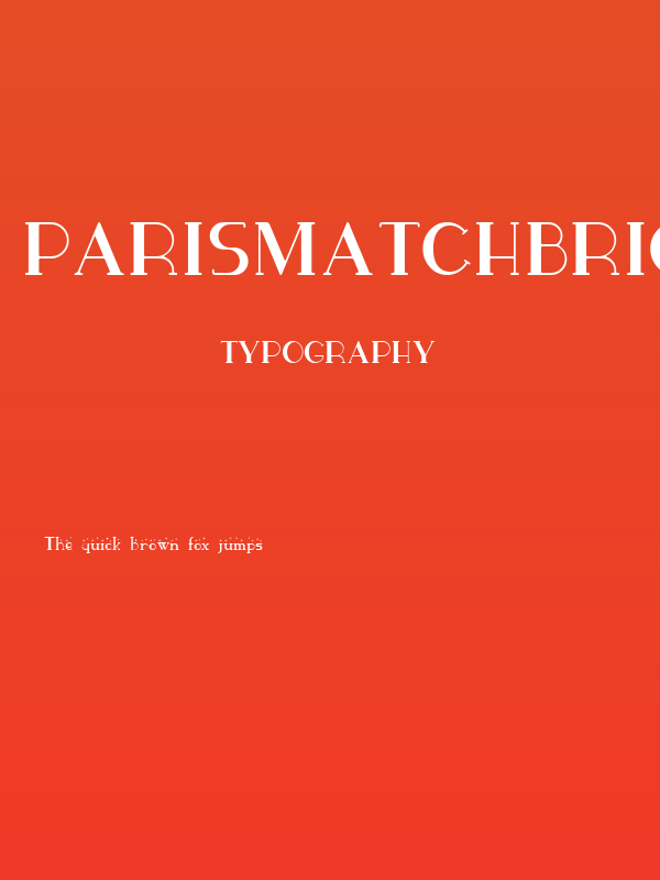 ParismatchBright Poster