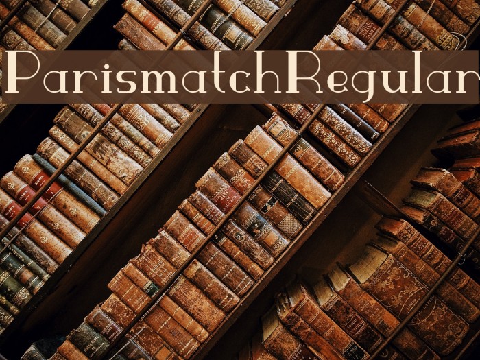 ParismatchRegular Font examples