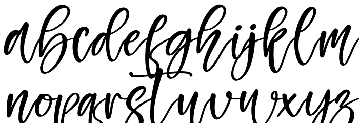 Paristime Italic Font LOWERCASE