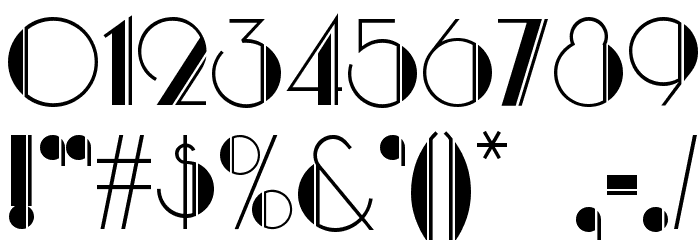 Park Lane NF Font OTHER CHARS