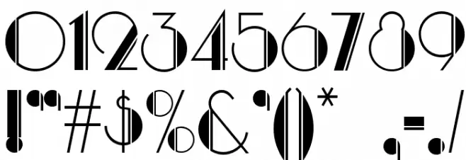 Park Lane NF Font OTHER CHARS