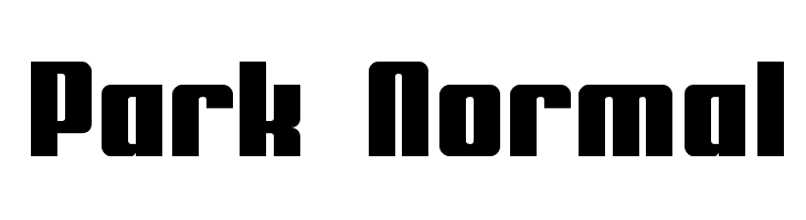 Park Normal Font