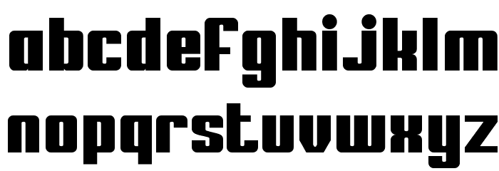 Park Normal Font LOWERCASE
