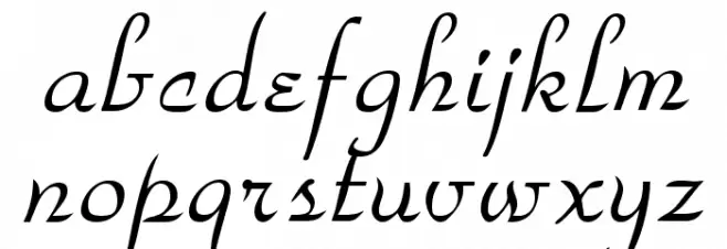 Park Street Normal Font Litere mici