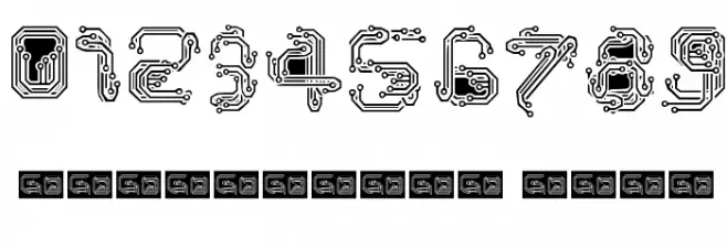 Park Tech CG Light Font OTHER CHARS