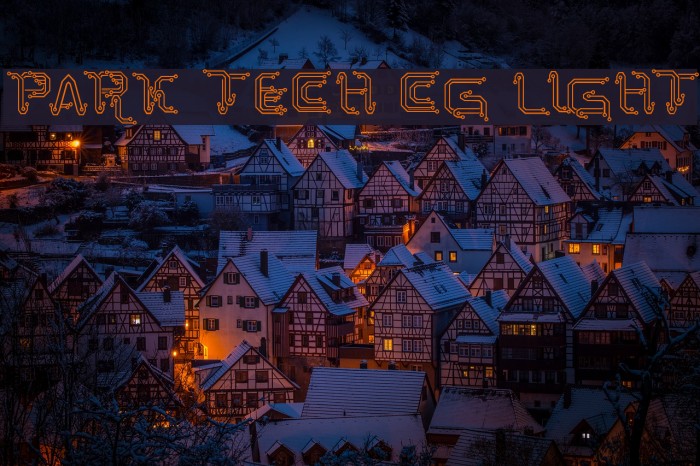 Park Tech CG Light Example 2