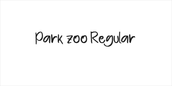 Park zoo Regular Logo