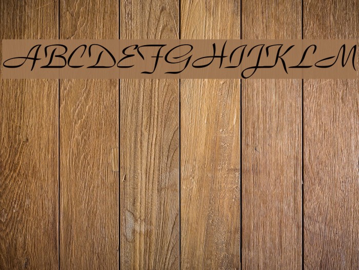 ParkAvenue Normal Font examples