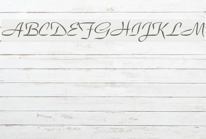 ParkAvenue Normal Font examples
