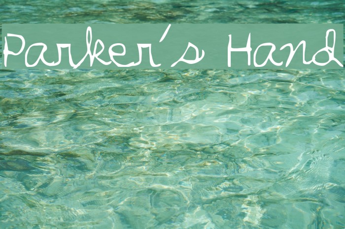 Parker's Hand Example 3