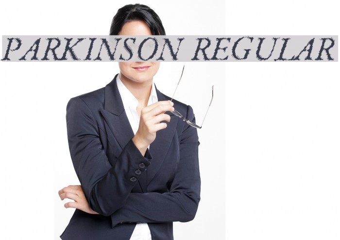 Parkinson Regular Font examples