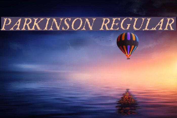 Parkinson Regular Font examples