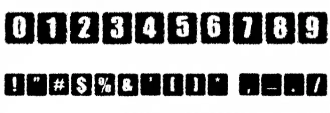 Parkinsonism Font OTHER CHARS