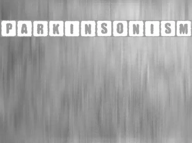 Parkinsonism Font examples