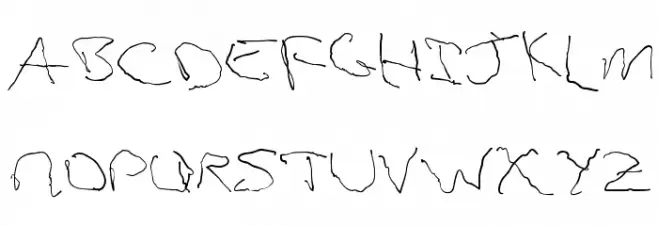 Parkinsons Schriftart Groß