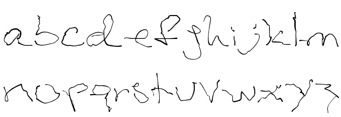 Parkinsons Font LOWERCASE