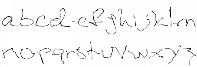 Parkinsons Caratteri MINUSCOLO