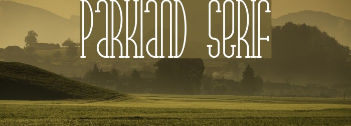 Parkland Serif Font examples
