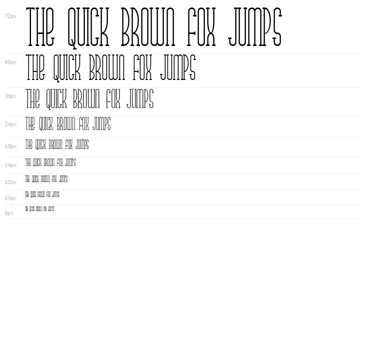 Parkland Serif Waterfall