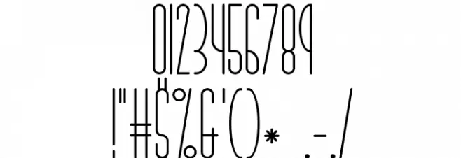 Parkland Font OTHER CHARS