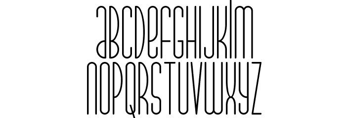 Parkland Font LOWERCASE