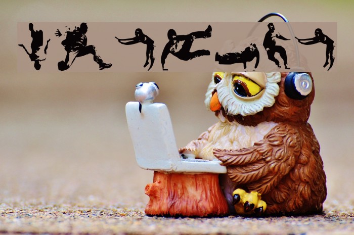 Parkour Font examples