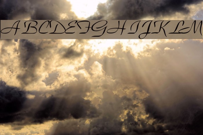 Parkplace Font examples