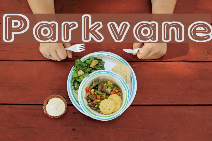 Parkvane Font examples