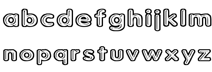 Parkvane Font LOWERCASE