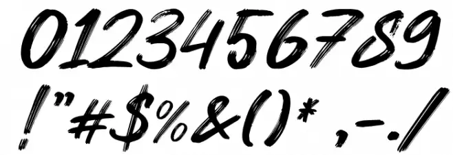 Parkway Lush Font OTHER CHARS