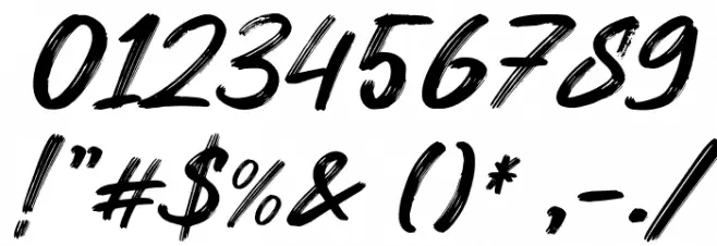 Parkway Lush Font OTHER CHARS