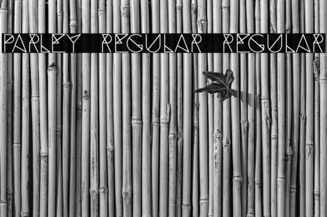 Parley Regular Regular Font examples