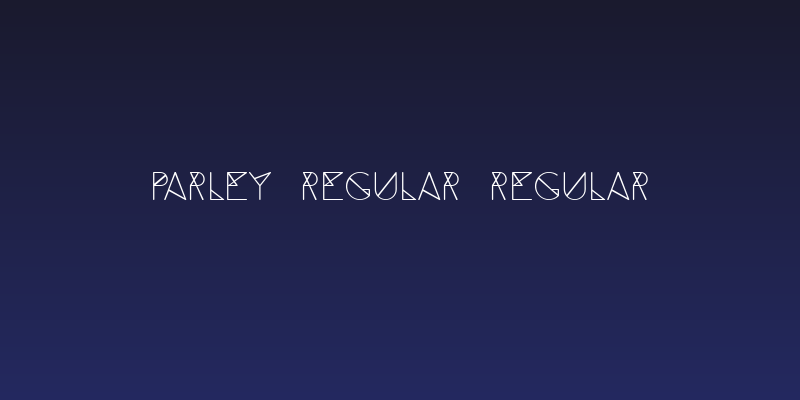 Parley Regular Regular Social Header