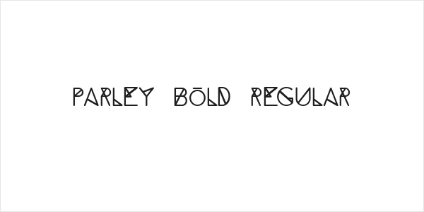 Parley bold Regular Logo